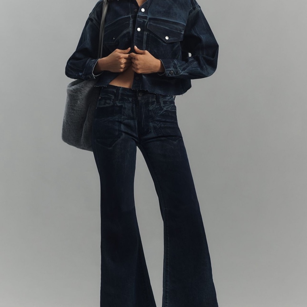 NWT Pilcro Blue Flare Wide Leg Jeans